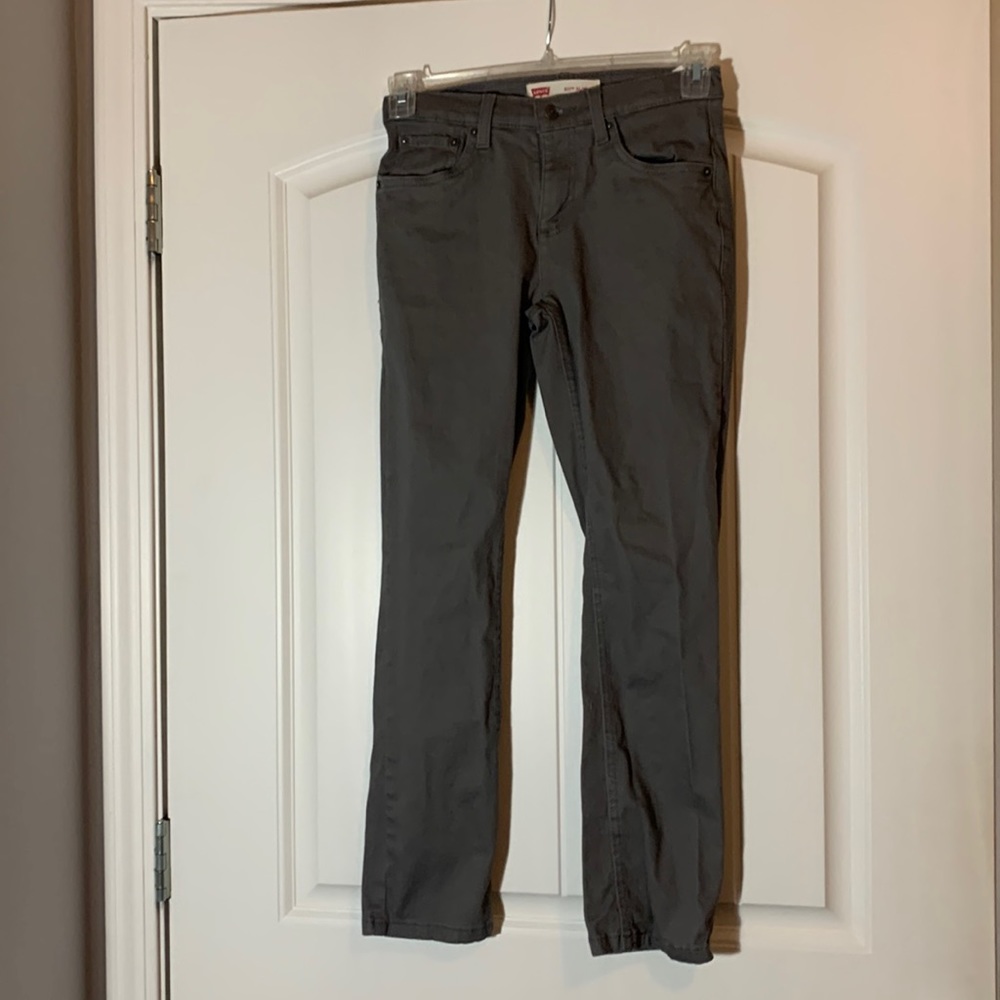 Levi’s Boys 511 Slim pants in Grey. Size 14.